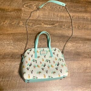 Loungefly Disney Sensational Mickey Mouse & Friends Christmas Holiday Crossbody